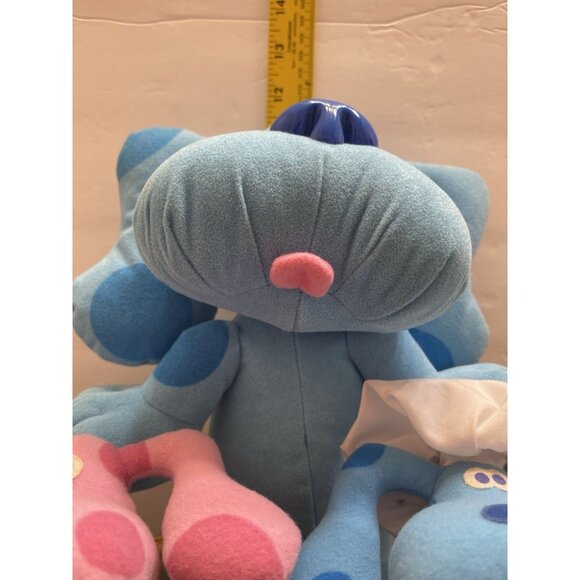 Blues Clues Sing Along Blue 12" Plush Stuffed Animal Toy Tyco Dog VTG Lot 1997 - Picture 6 of 16